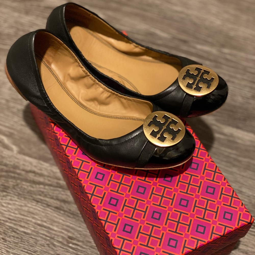 Tory Burch ballet shoes.